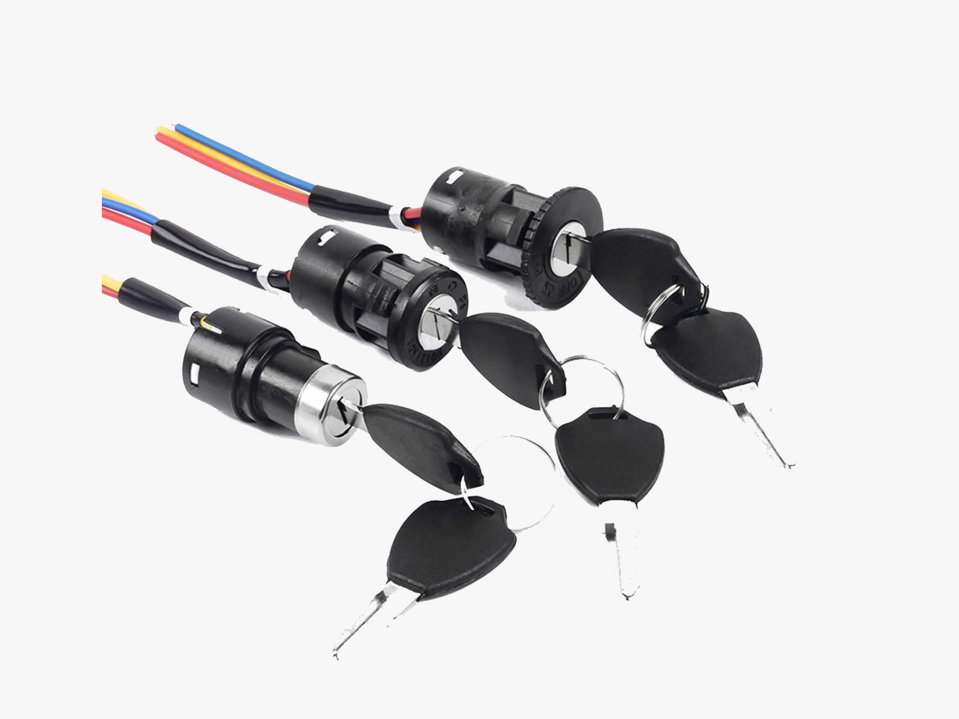 Electric bicycle key assembly