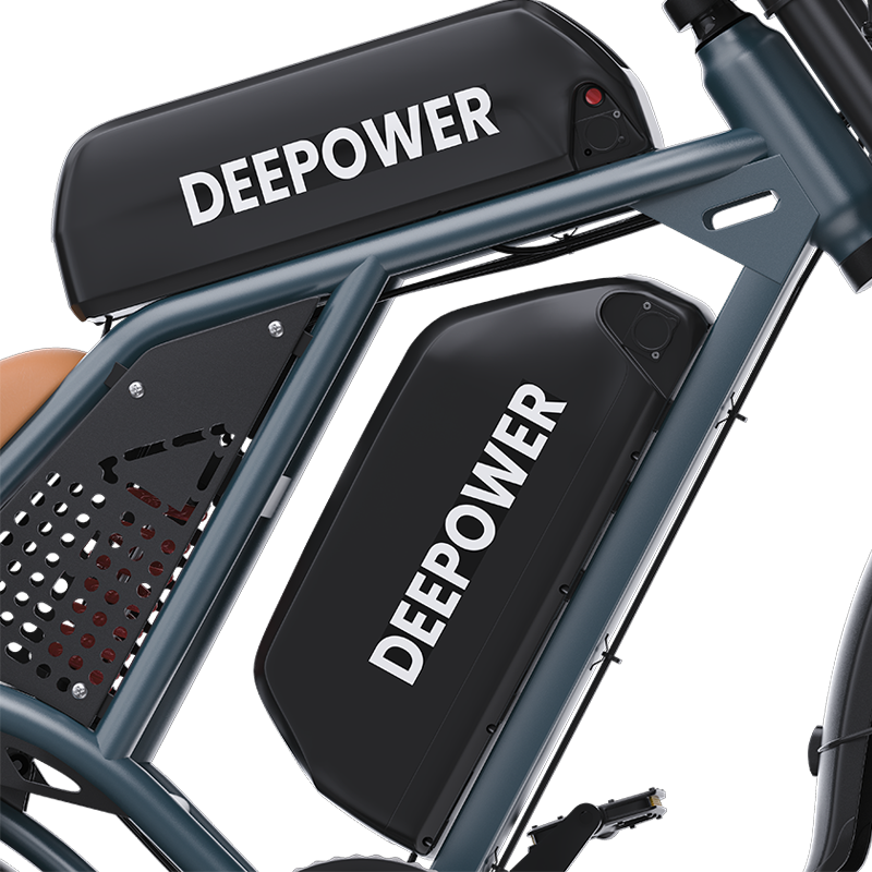 Deepower® QS7 90 Nm Dual Battery Fat Tire Mountain E-Bike