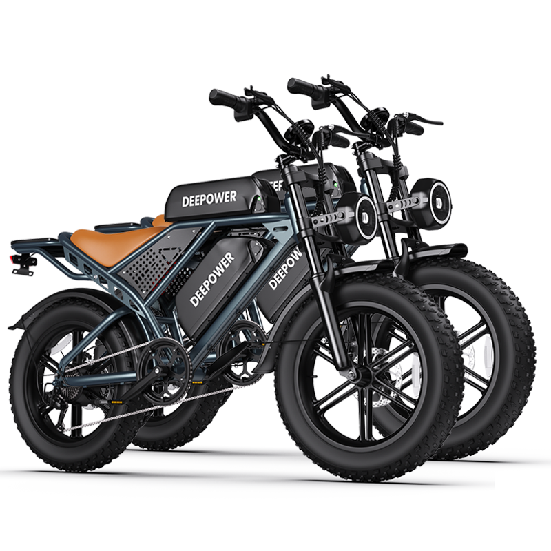 Deepower® QS7 90 Nm 60Ah Dual Battery Fat Tire Mountain E-Bike