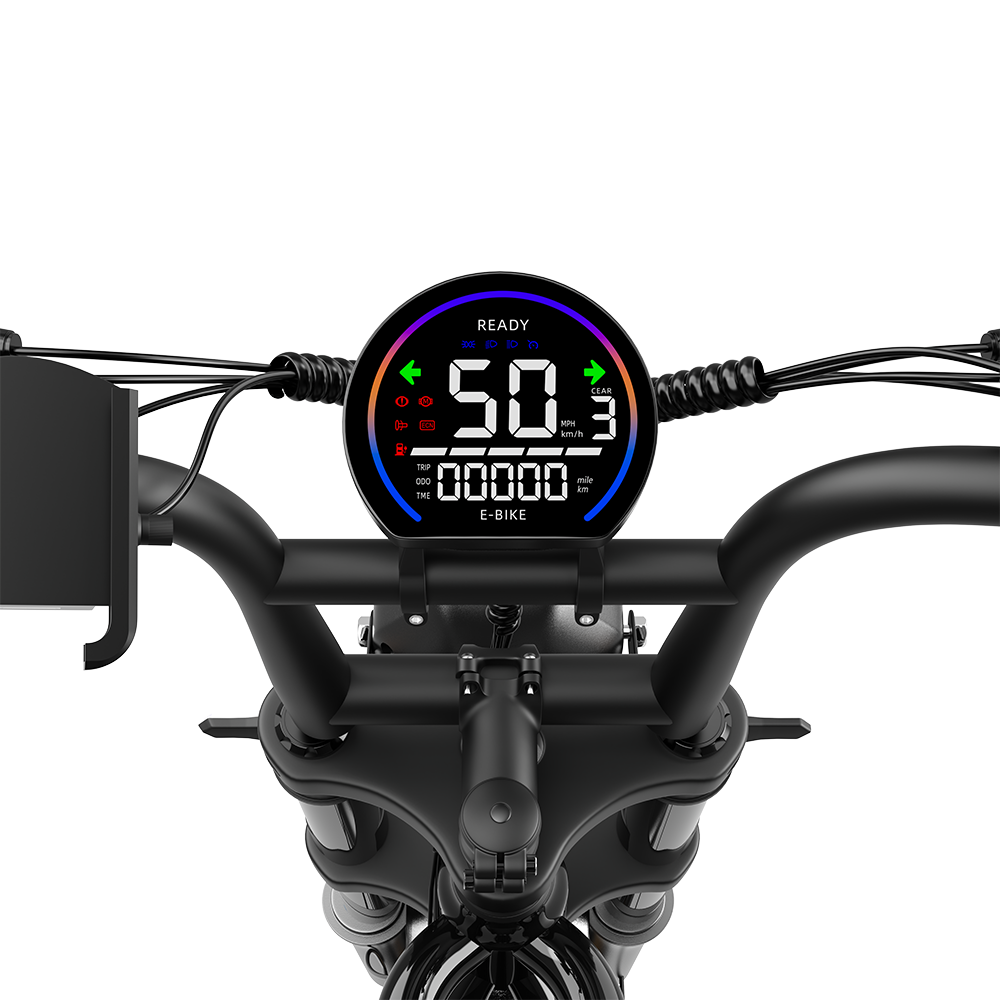 Deepower® S20 1500W 90Nm Full Suspension Moped-style Electric Bike