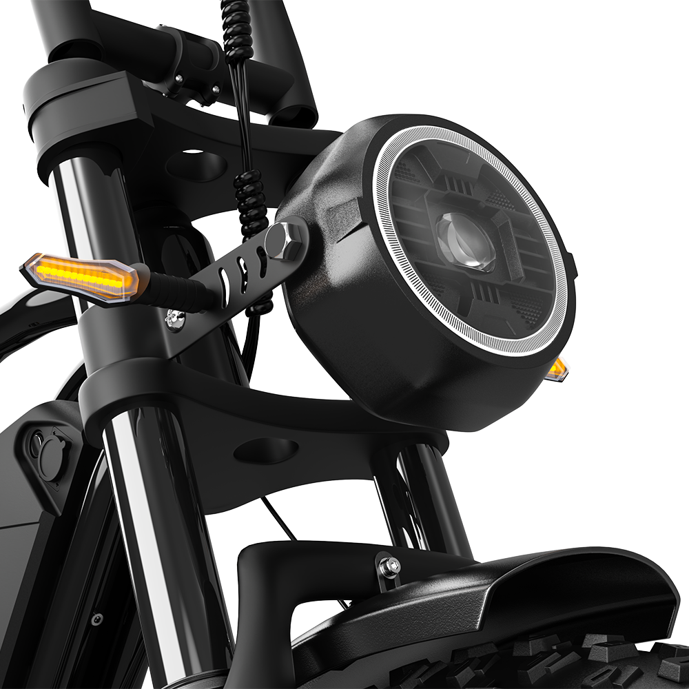 Deepower® S20 1500W 90Nm Full Suspension Moped-style Electric Bike