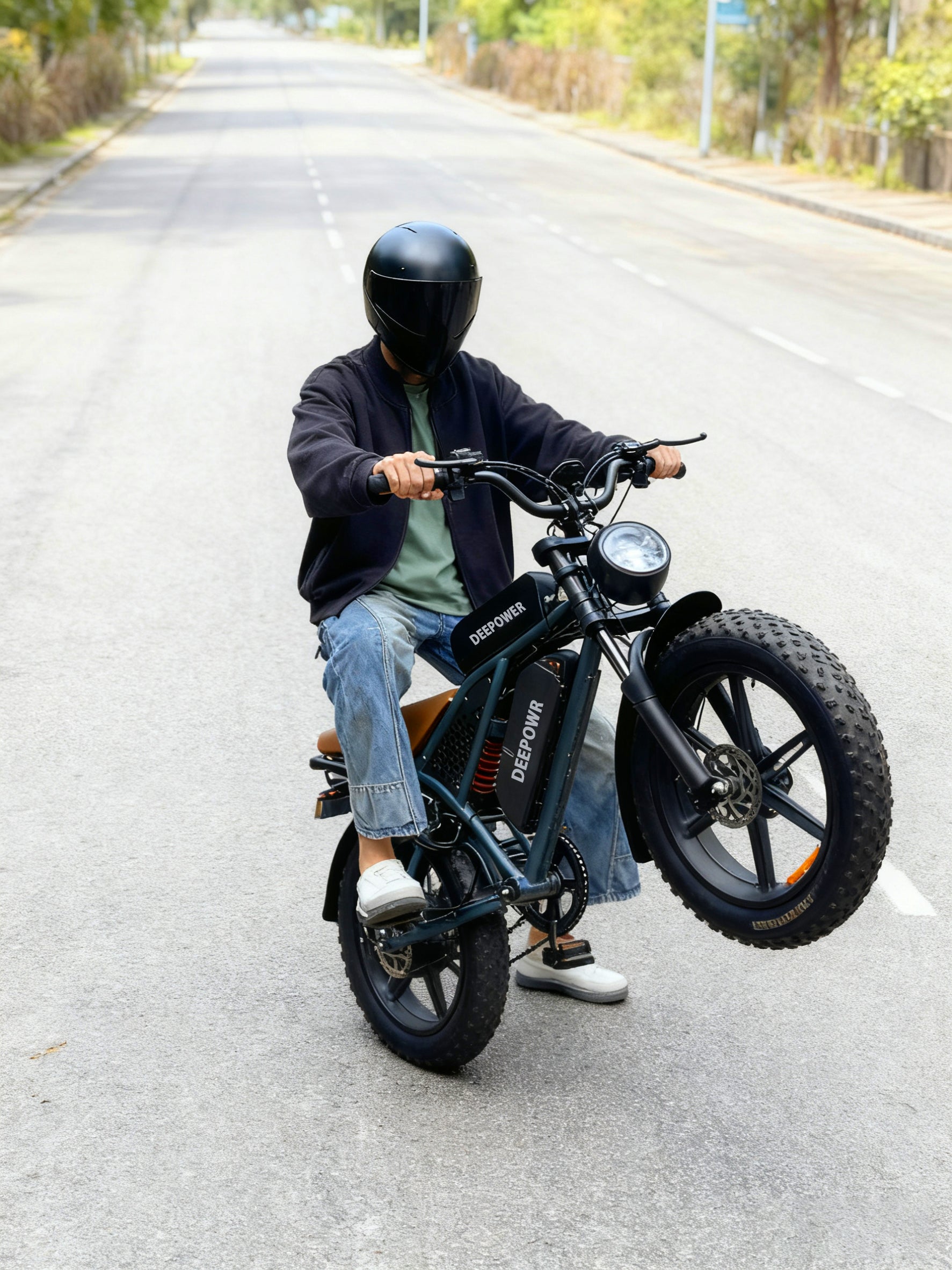 DEEPPOWER 電動アシスト自転車 ブラック DEEPPOWER 電動アシスト自転車 ブラック