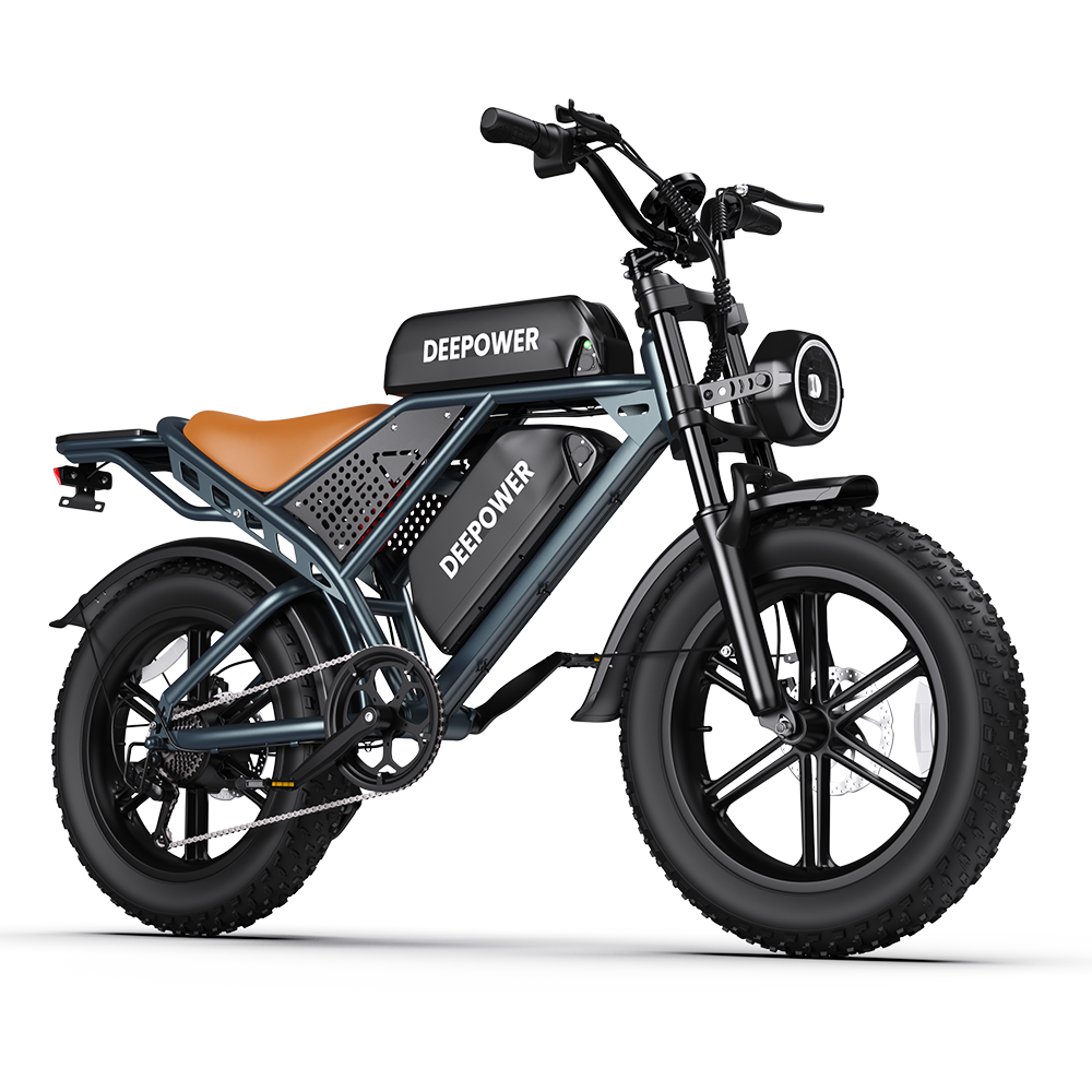 Deepower® QS7 90 Nm Dual Battery Fat Tire Mountain E-Bike