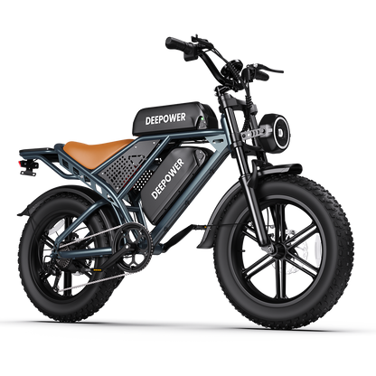 Deepower® QS7 90 Nm Dual Battery Fat Tire Mountain E-Bike