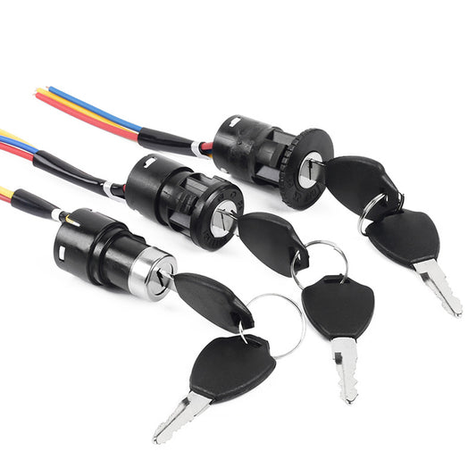 Electric bicycle key assembly