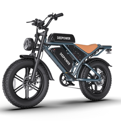 Deepower® QS7 90 Nm Dual Battery Fat Tire Mountain E-Bike