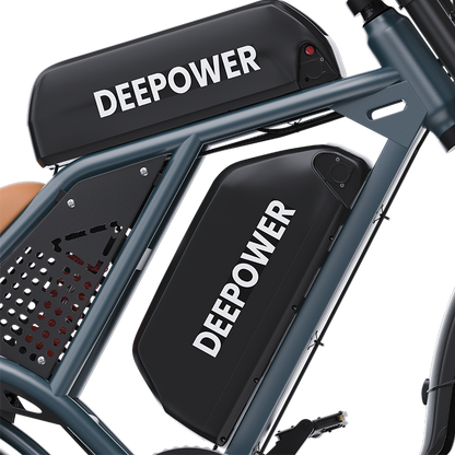 Deepower® QS7 90 Nm Dual Battery Fat Tire Mountain E-Bike