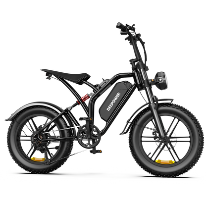 Deepower® S20 1500W 90Nm Full Suspension Moped-style Electric Bike