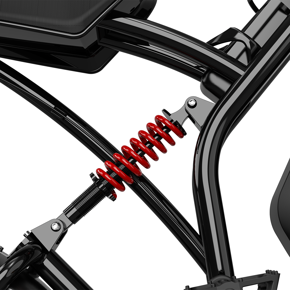 Deepower® S20 1500W 90Nm Full Suspension Moped-style Electric Bike