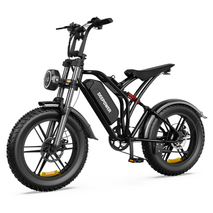 Deepower® S20 1500W 90Nm Full Suspension Moped-style Electric Bike