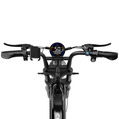 Deepower® S20 1500W 90Nm Full Suspension Moped-style Electric Bike